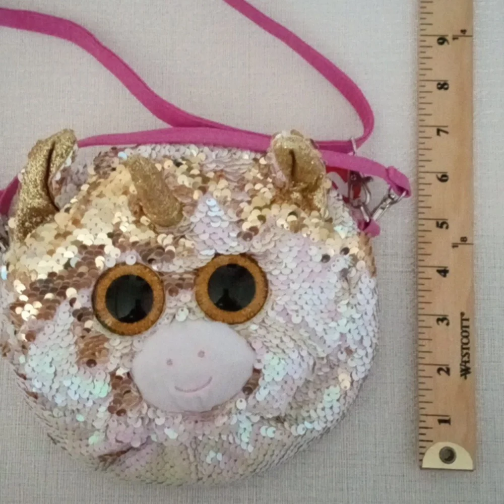 Ty Fashion Flippy Fantasia Unicorn sequined shoulder crossbody handbag